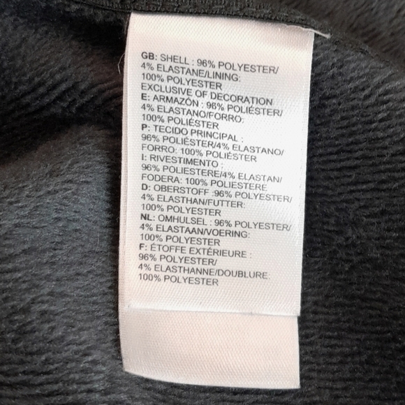 The North Face Hooded Sweatshirt Slacker Full Zip Size Large Gray Fleece Lined - Picture 12 of 14